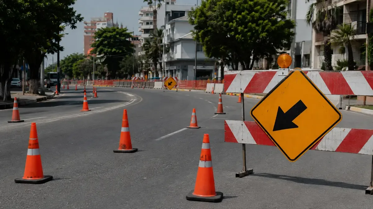 Desvios por obras y cortes de calles