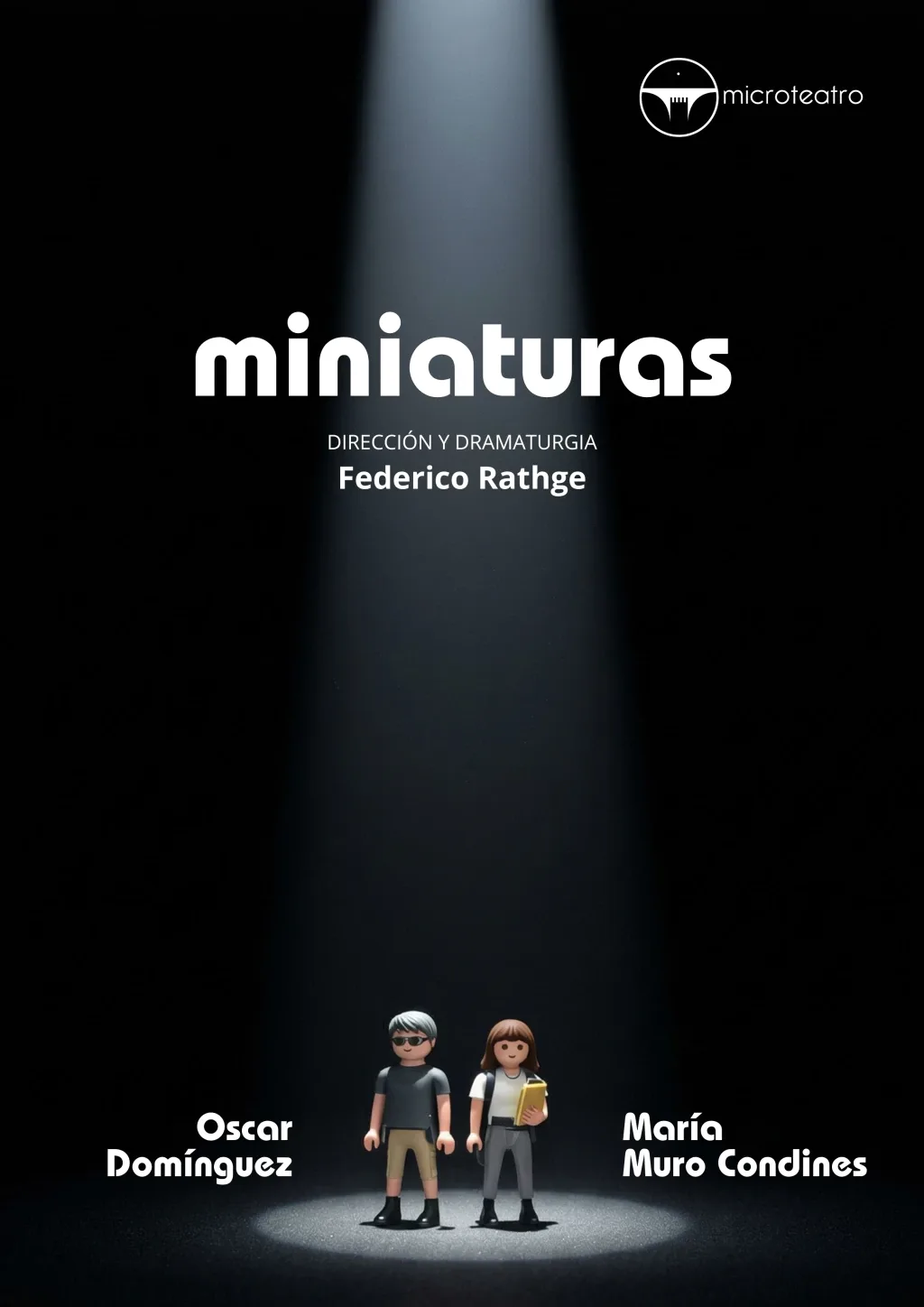 Microteatro Rosario estrena «Miniaturas», teatro a oscuras en formato breve