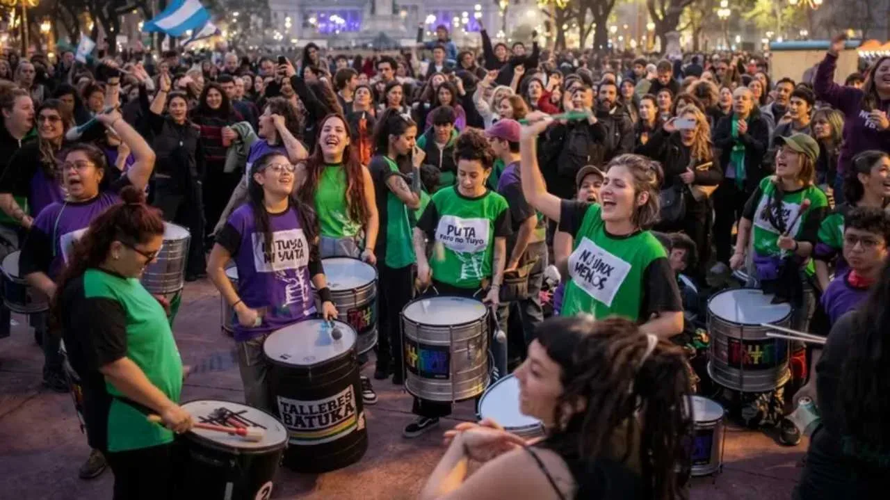Miles marcharon al Congreso en el aniversario de Ni Una Menos y exigieron justicia por Agostina Vega